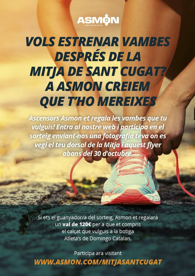 Asmon con la Media Maratón de Sant Cugat